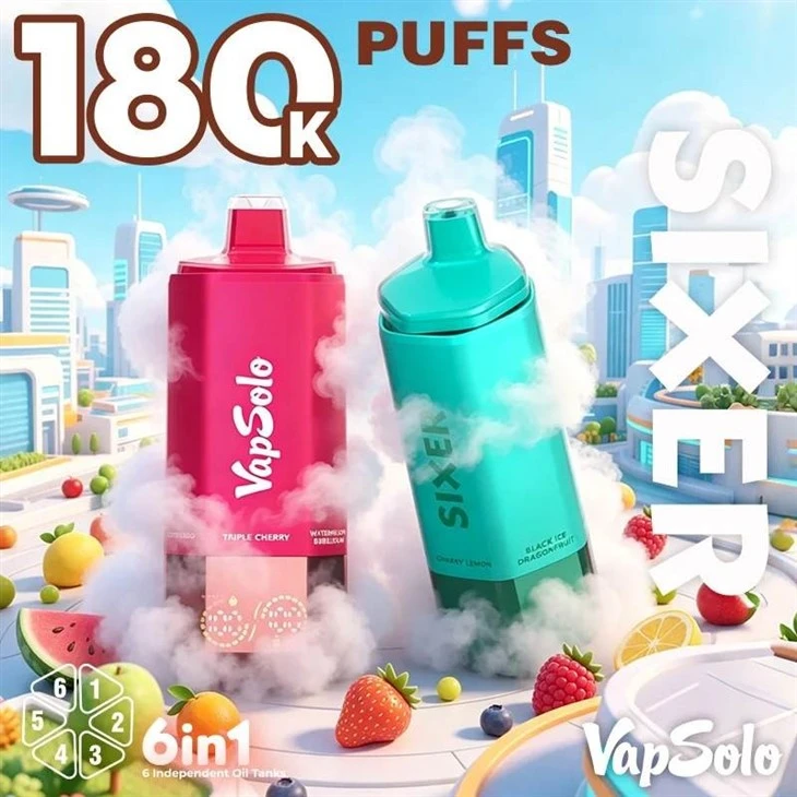 Vapsolo Sixer 180000 Puffs best