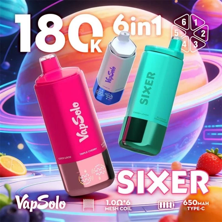 Vapsolo Sixer 180000 Puffs high quality